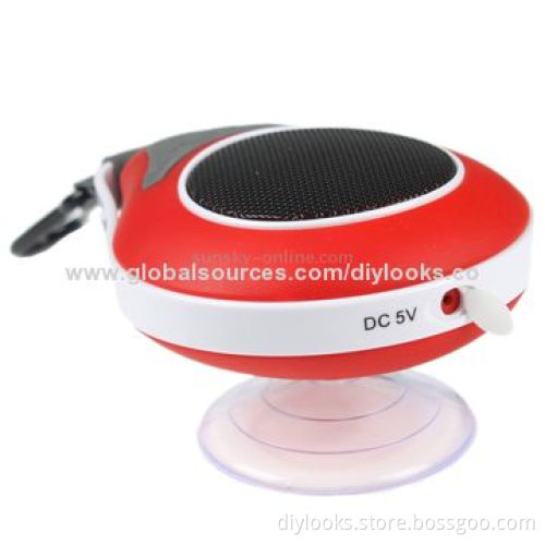 Portable Shower Room Waterproof Bluetooth V3.0 + EDR Speaker with Suction Cup, for iPad/iPhone